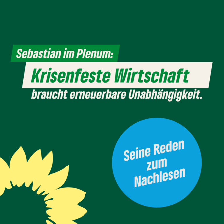 Krisenfeste Wirtschaft braucht erneuerbare Unabhängigkeit
